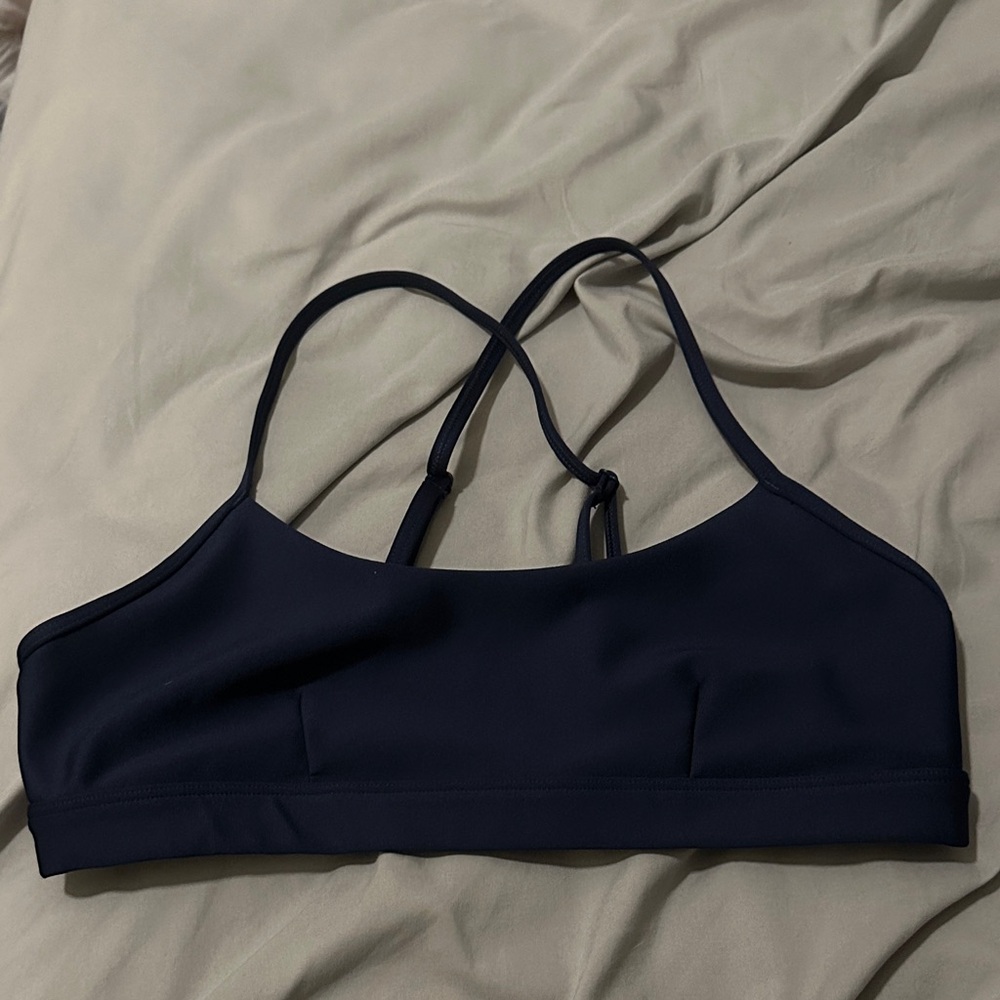 ALO Yoga Dark Blue Sports Bra